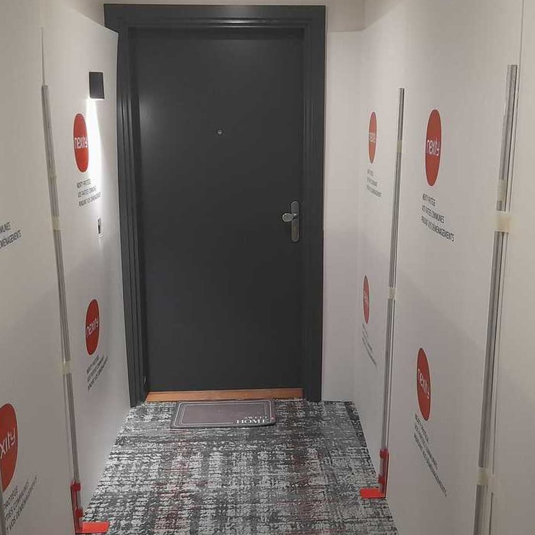 Protection avant livraison — Entrée logement — kit Nexity